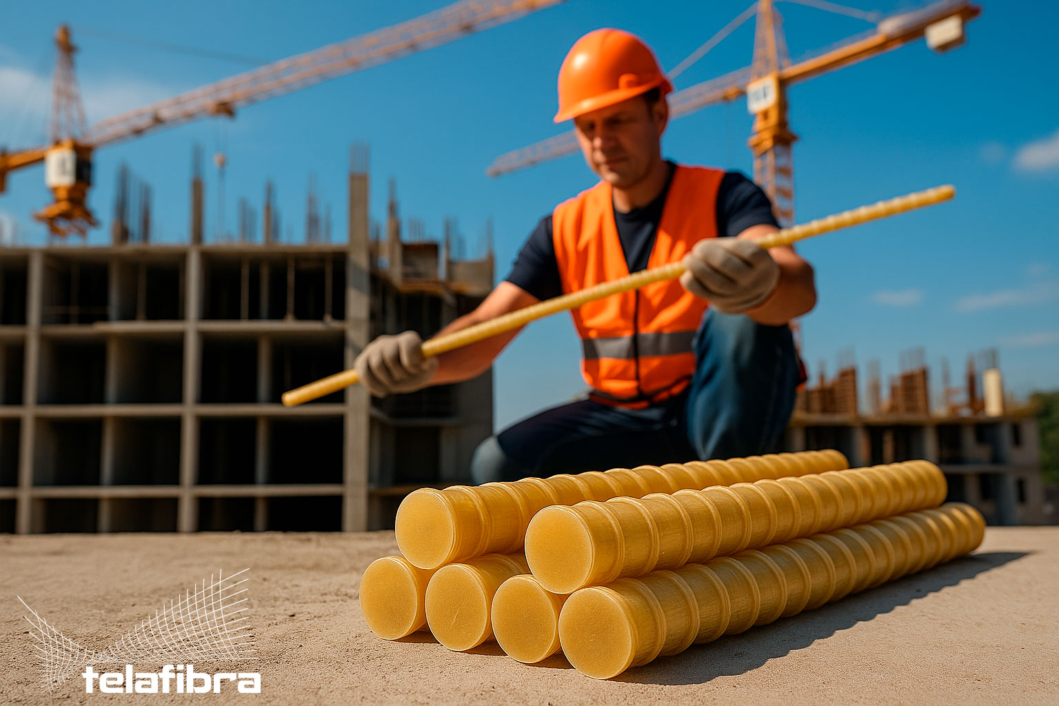 Telafibra apresenta: Vantagens emergentes do vergalhão de fibra de vidro para reforço estrutural