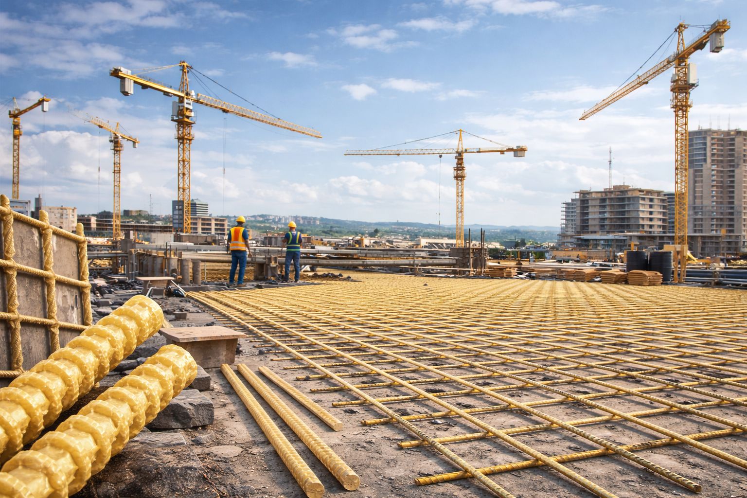 Tecnologia, aplicações e vantagens com personalização Telafibra em materiais de construção em fibra de vidro